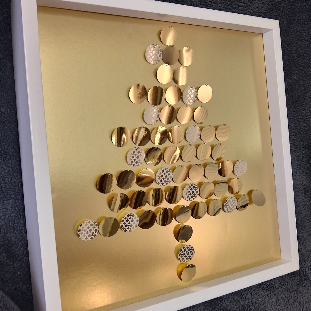 Coach golden Christmas tree holiday decor